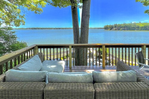 Lakefront Grant Getaway w/ Deck + Fire Pit!