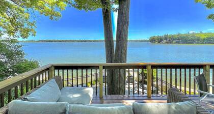 Lakefront Grant Getaway w/ Deck + Fire Pit!
