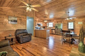 House (3 Bedrooms) | Interior - Quiet & Cozy Omaha Cabin ~ 20 Mi to Branson! (Omaha)