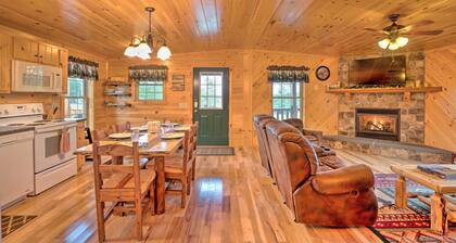 Deck, Hot Tub, Fire Pit: Rustic Cabin in Benezette