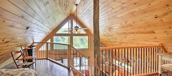 Adirondack Cabin on Private Lake Near Glenfield!