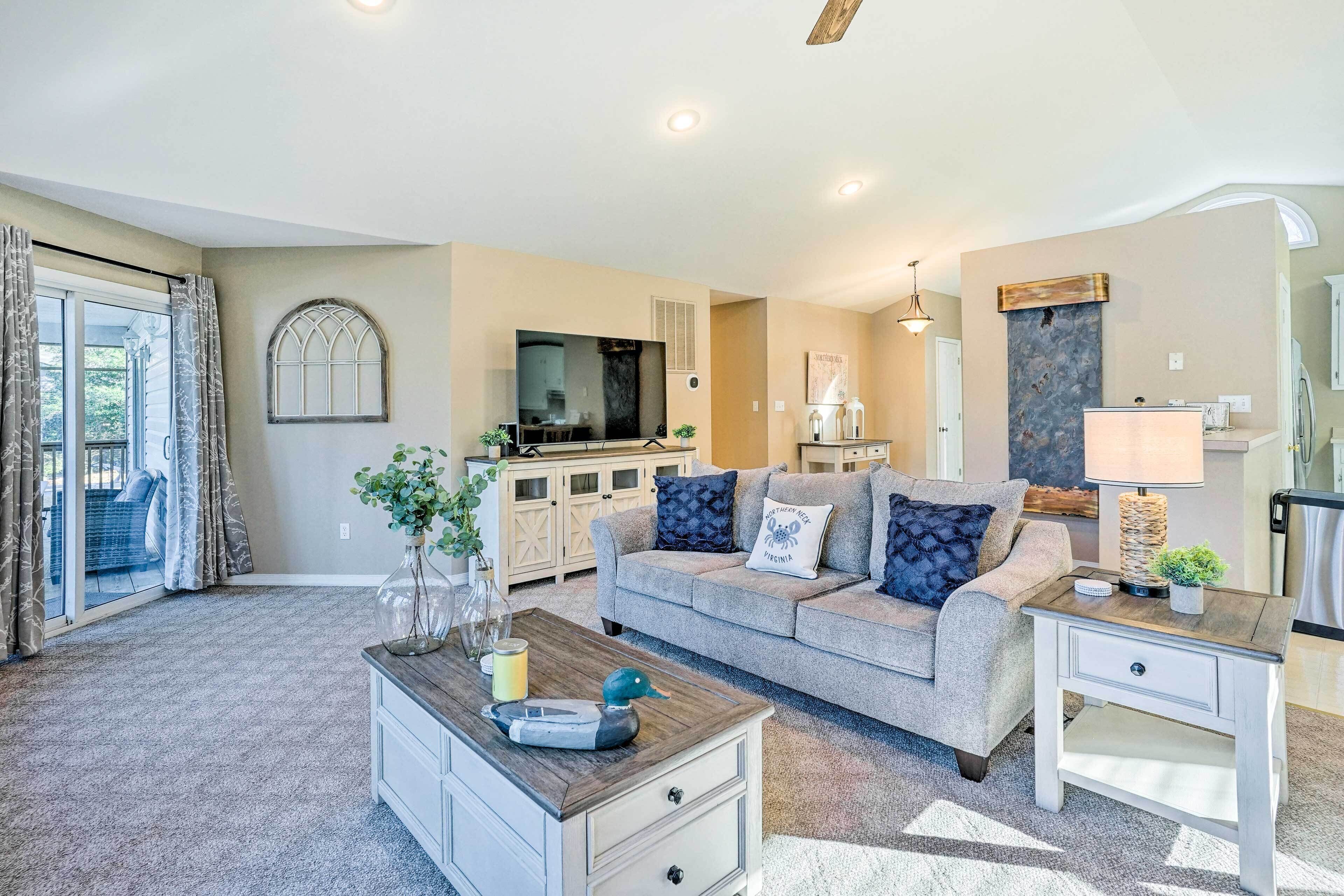 Waterfront Montross Home w/ Private Boat Dock