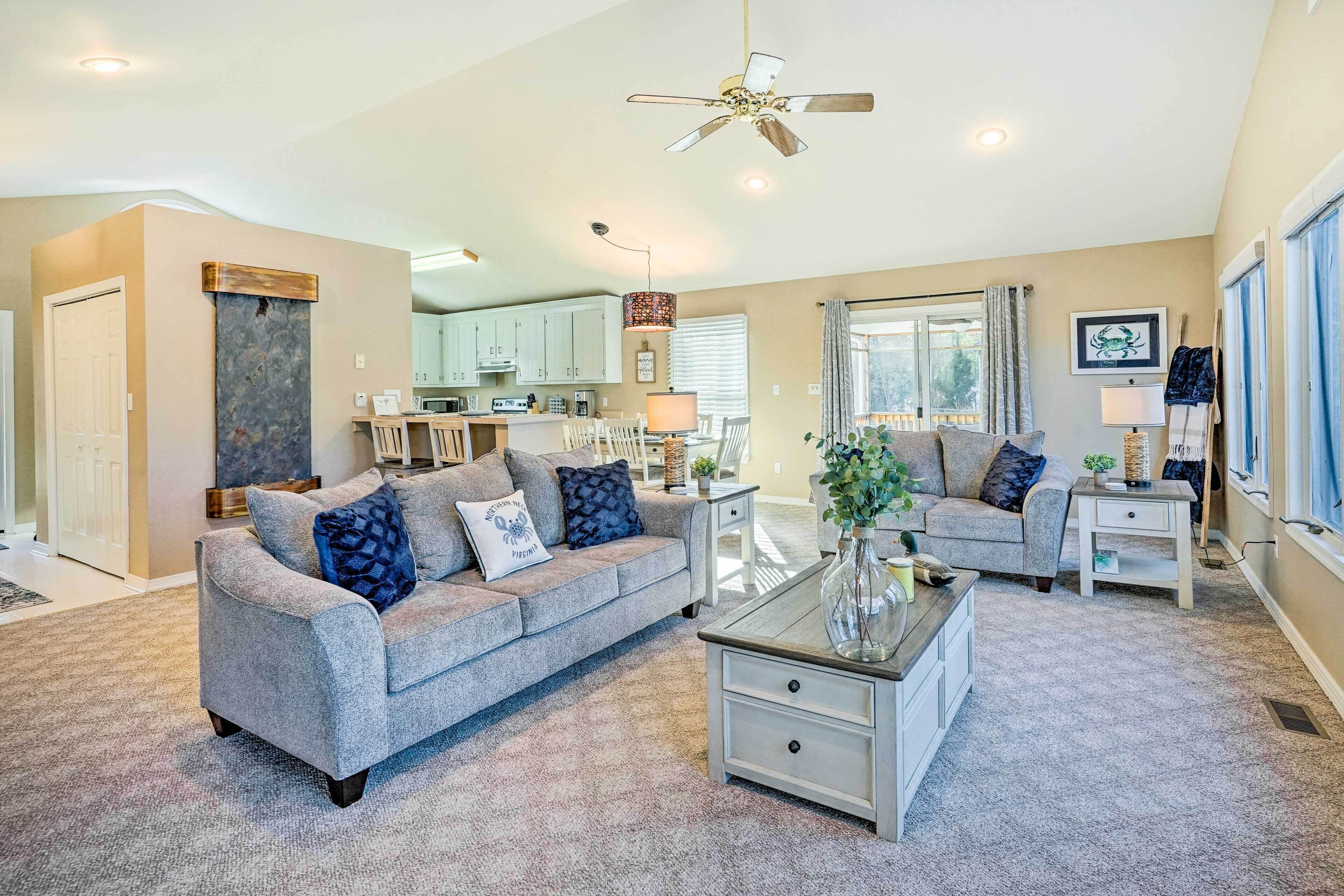 Waterfront Montross Home w/ Private Boat Dock