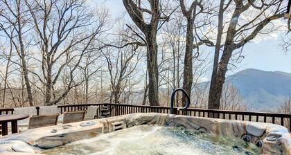Stunning Maggie Valley Getaway w/ Decks, Fire Pit!