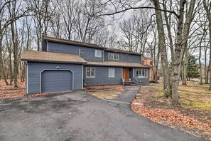 House (5 Bedrooms) | Interior - Hot Tub, Game Room & Fire Pit: Poconos Retreat (East Stroudsburg)