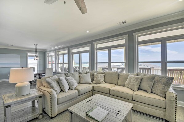 House (4 Bedrooms) | Interior - Coastal Retreat w/ Double Deck & Ocean Views! (Ocean Isle Beach)
