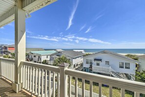 Front of property - Coastal Retreat w/ Double Deck & Ocean Views! (Ocean Isle Beach)