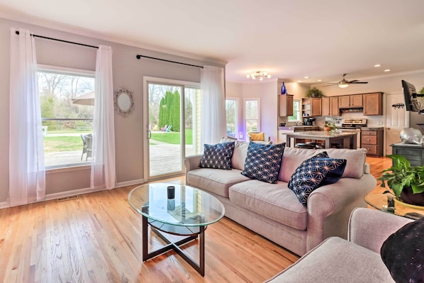 House (5 Bedrooms) | Interior - Calm Columbia Haven: Outdoor Pool, Hot Tub! (Blairstown)