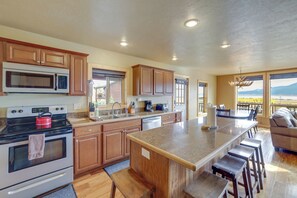 House (4 Bedrooms) | Interior - Custom Log Cabin w/ Views - 20 Mi to Yellowstone! (Island Park)