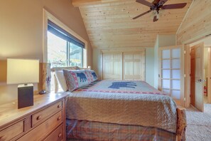 House (4 Bedrooms) | Interior - Custom Log Cabin w/ Views - 20 Mi to Yellowstone! (Island Park)