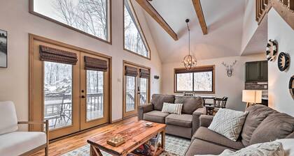 Walk to Arrowhead Lake: Cabin w/ Private Hot Tub!