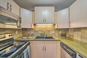 アパートメント (1 Bedroom) | 専用キッチン | 電子レンジ、オーブン、コンロ、食器洗い機