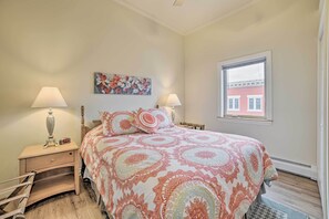 Apartment (1 Bedroom) | 1 bedroom, iron/ironing board, bed sheets - Downtown Loft Apartment, Steps to Riverfront! (Alpena)