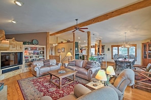 House (5 Bedrooms) | Interior - 2 Mi to Skiing: Mtn-view Home w/ Deck in Granby! (Granby)