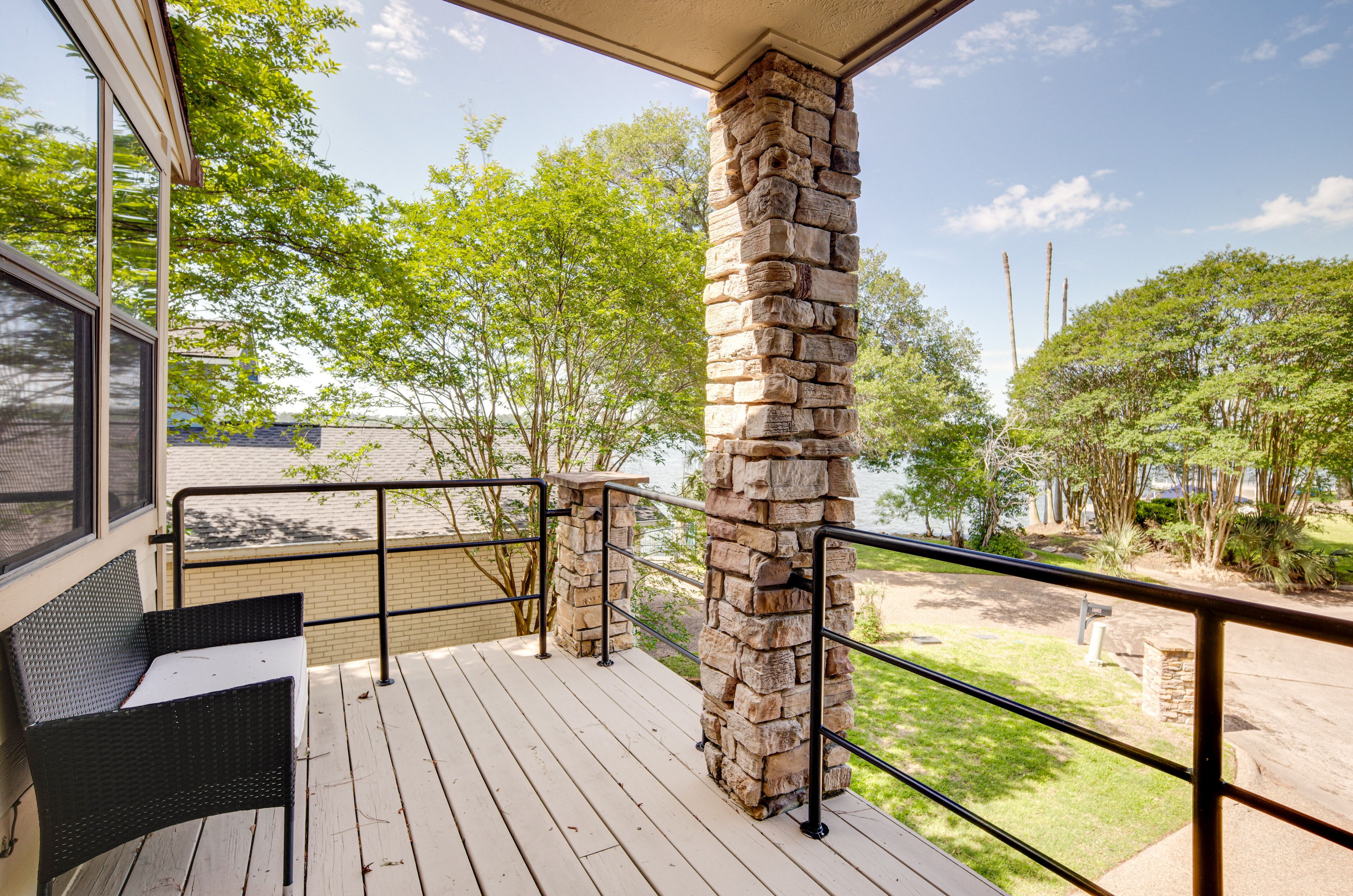 Lakefront Montgomery Home: Boat Cleats & Game Room