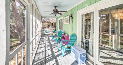 Oak Island Home w/ Yard < 1 Mi to the Beach!