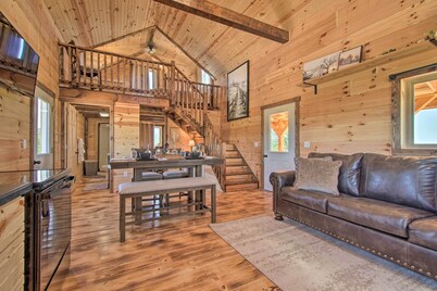 Cabin on 35-acre Farm in Blanchardville w/ Trails!