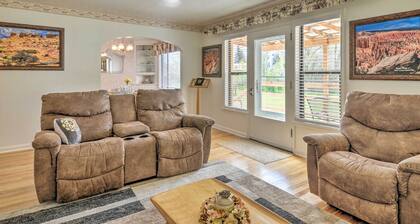 Panguitch Home w/ Patio ~ 24 Mi to Bryce Canyon