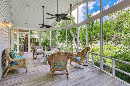 'reel Blessed' Topsail Beach Home w/ Private Dock!