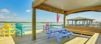 'reel Blessed' Topsail Beach Home w/ Private Dock!