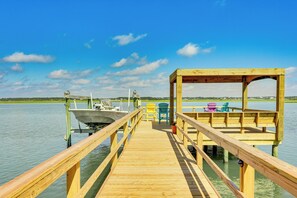 Interior - 'reel Blessed' Topsail Beach Home w/ Private Dock! (Holly Ridge)
