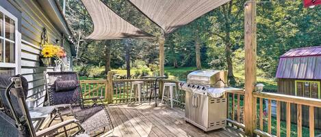 Fachada de la propiedad