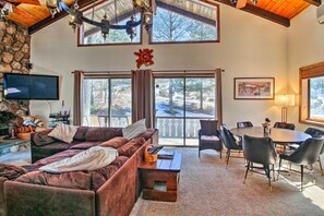 House (3 Bedrooms) | Interior - Swiss-style Chalet w/ Fireplace - Near Story Land! (Glen)
