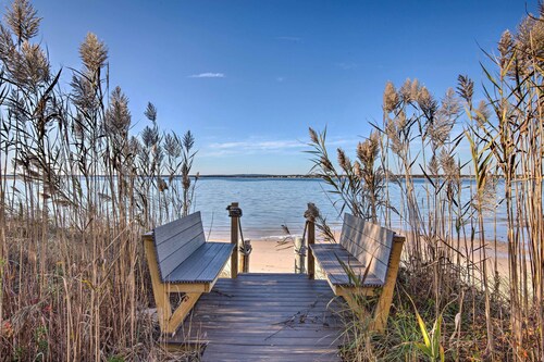 Waterfront Home w/ Large Deck + Private Pool!