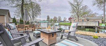 Waterfront Syracuse Home w/ Patio & Fire Pit!