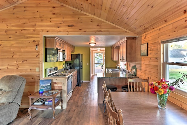 House (2 Bedrooms) | Interior - Waterfront Syracuse Home: Deck, Fire Pit & Kayaks (Syracuse)
