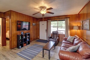 House (2 Bedrooms) | Interior - Devils Fork Resort Cabin w/ Designated Boat Slip! (Higden)