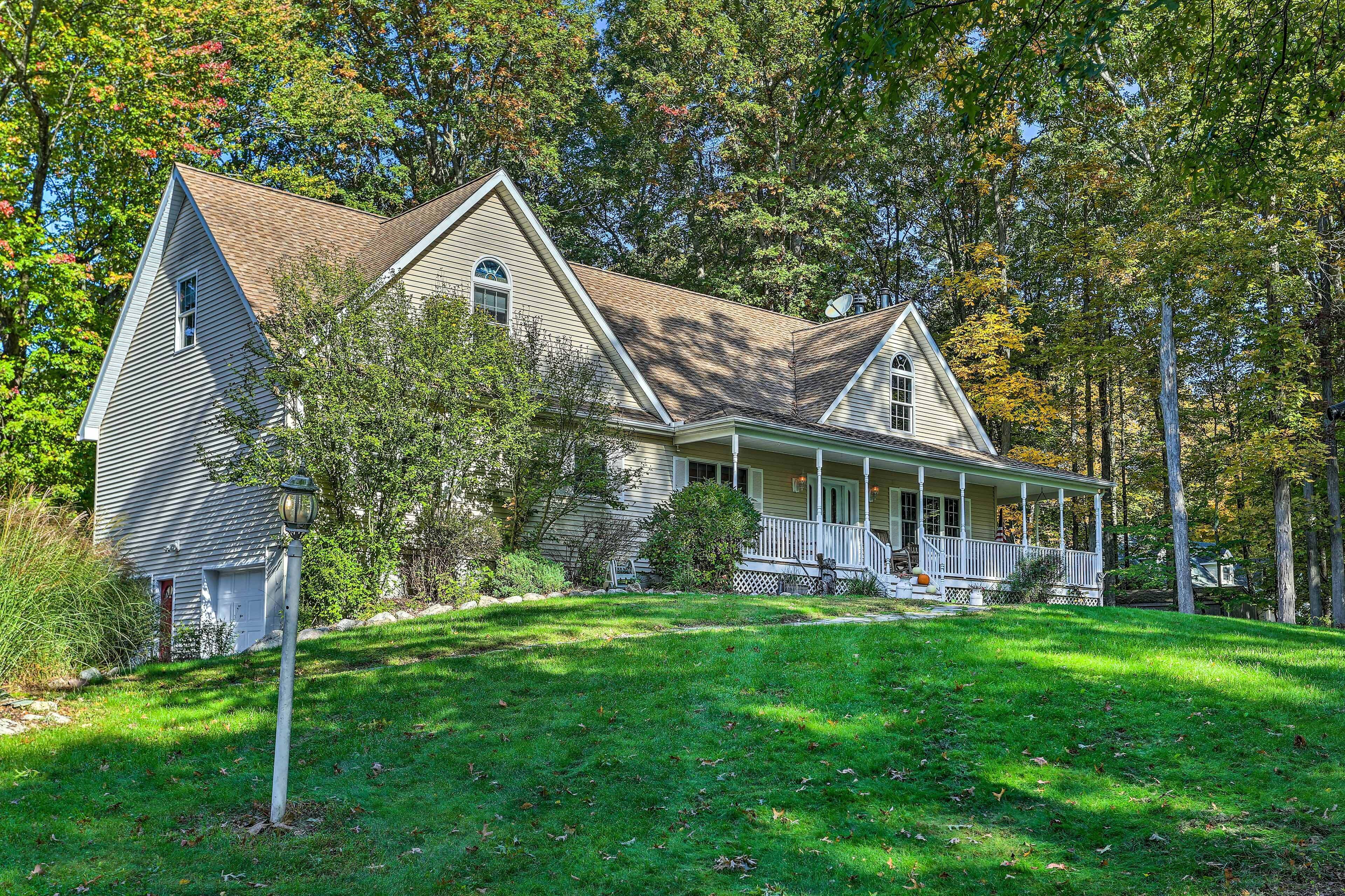 Grand Pine Bush Retreat on 2 Acres w/ Deck!