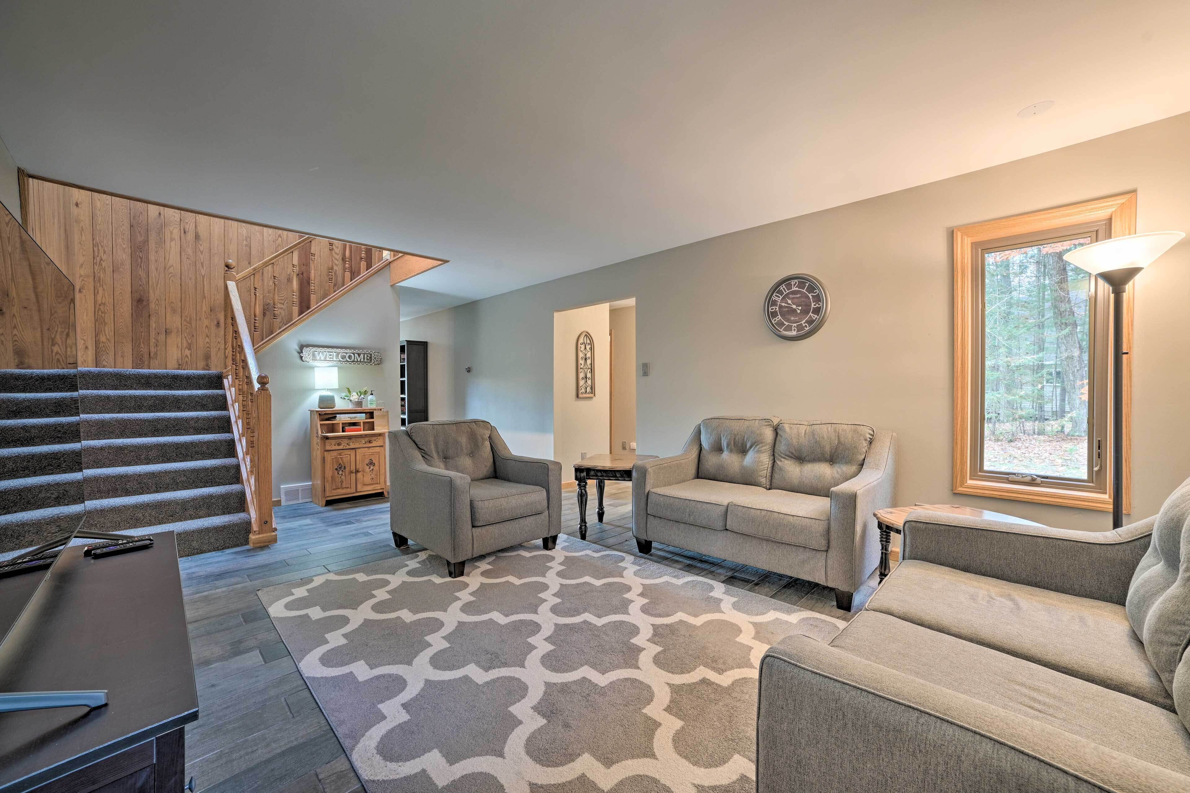 Serene Riverfront Home w/ Torch Lake Access!