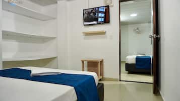 Free WiFi, bed sheets