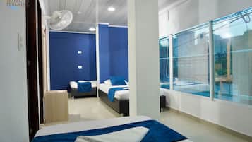 Quarto família | Wi-Fi de cortesia, roupa de cama