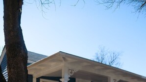 A two-story house with a porch, a visible number '326' on the side, and a tree in the foreground. - Near Riverwalk, Hemisfair, Art & Dining Spots (San Antonio)