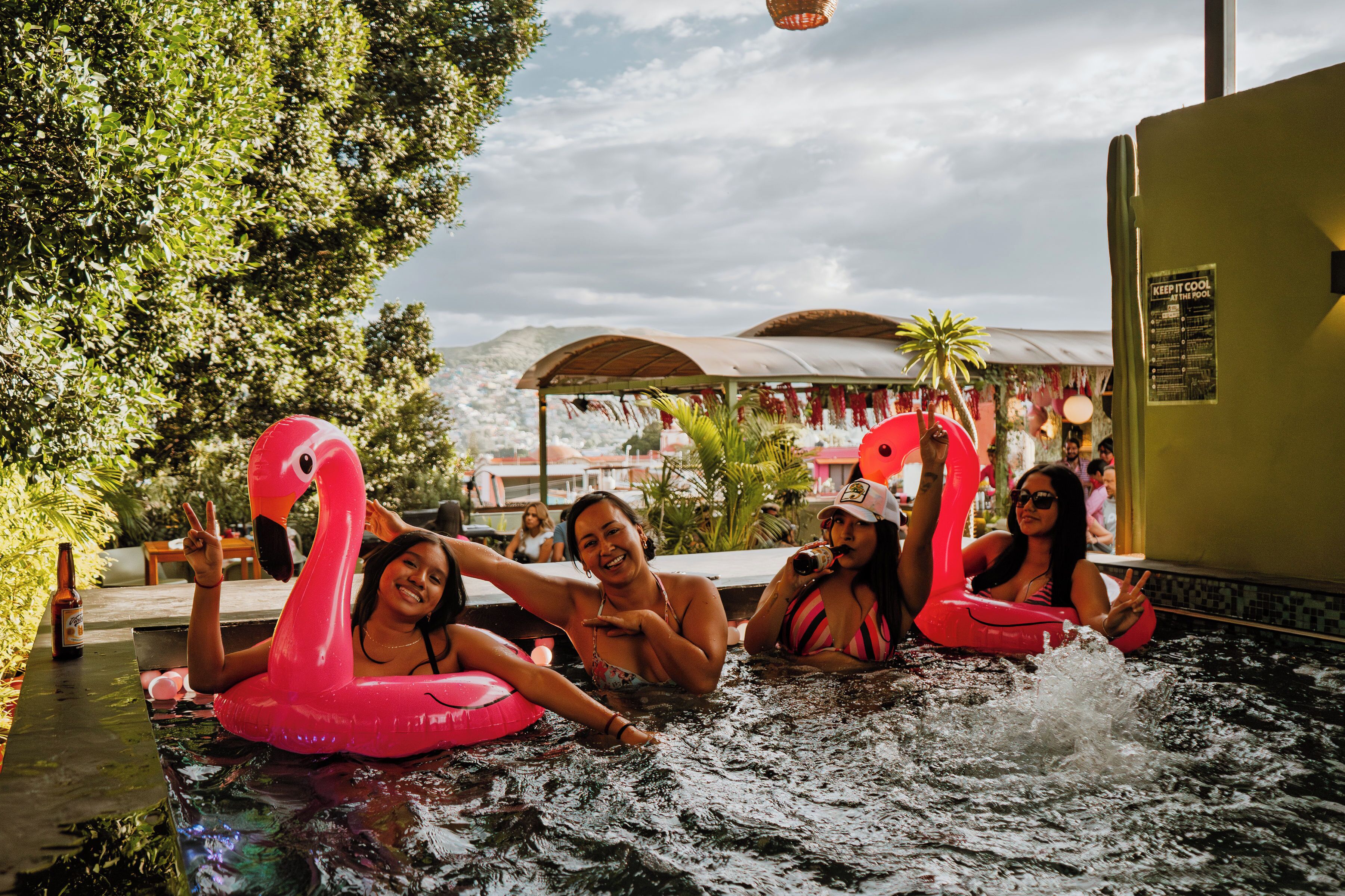 Alberca al aire libre 