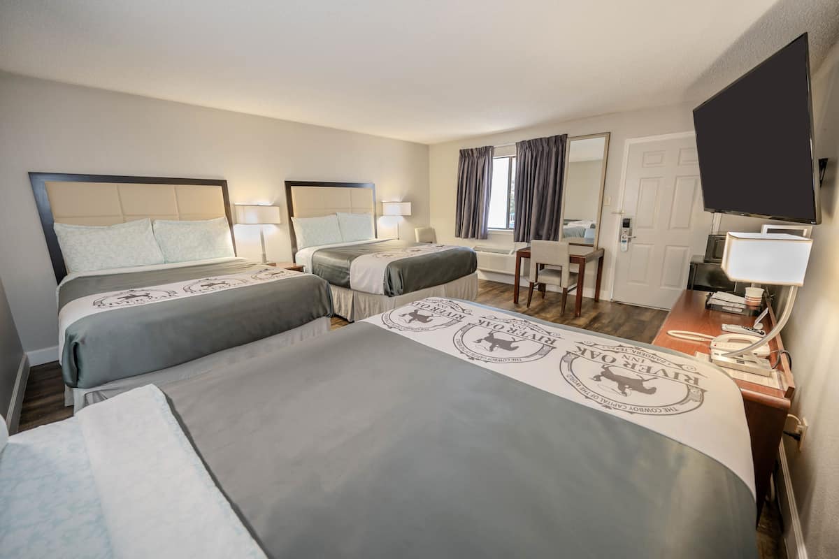 Family Room, Multiple Beds, Bathtub | Laptop workspace, blackout drapes, soundproofing, iron/ironing board
