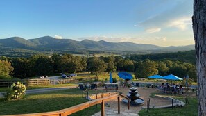 Property grounds - Hilltop Hideaway - New Game Room, Wraparound Porch, Grill, 5mi to Lake Nottley  (Blairsville)