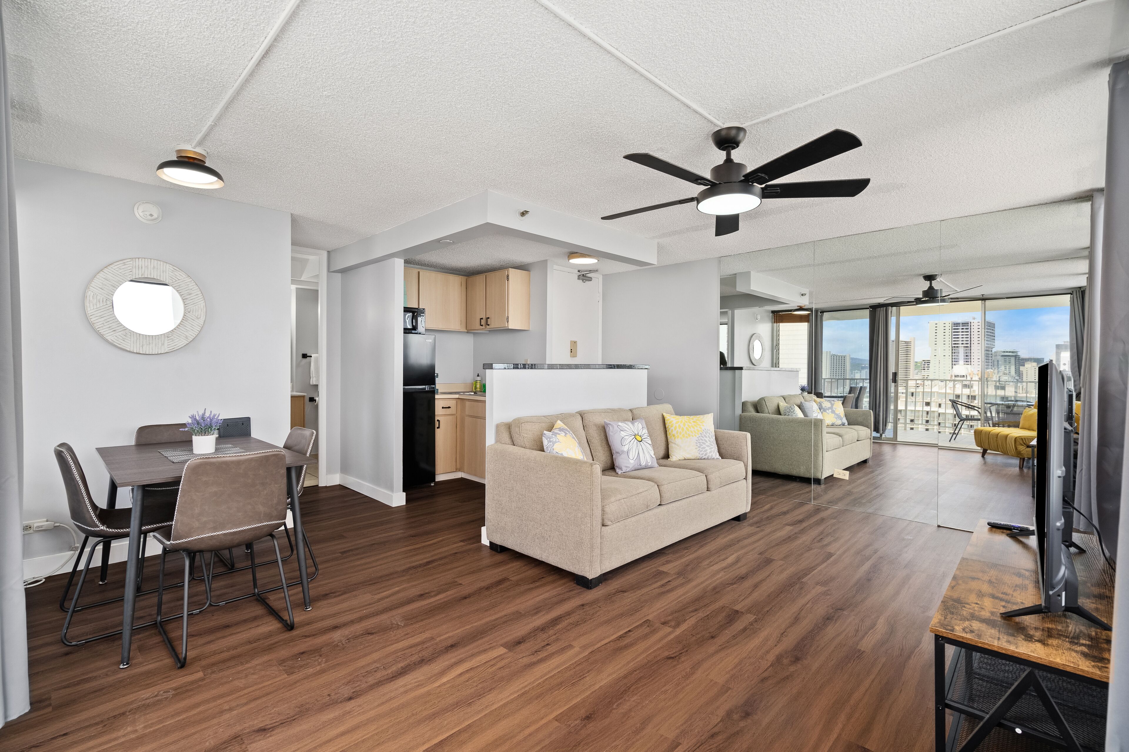 Newly Renovated 24th Floor 1 Bedroom Condo with Stunning Ocean Views