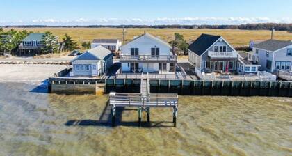 Reed's Beach - Stunning waterfront Sunsets - Bay Front Home Steps to beach