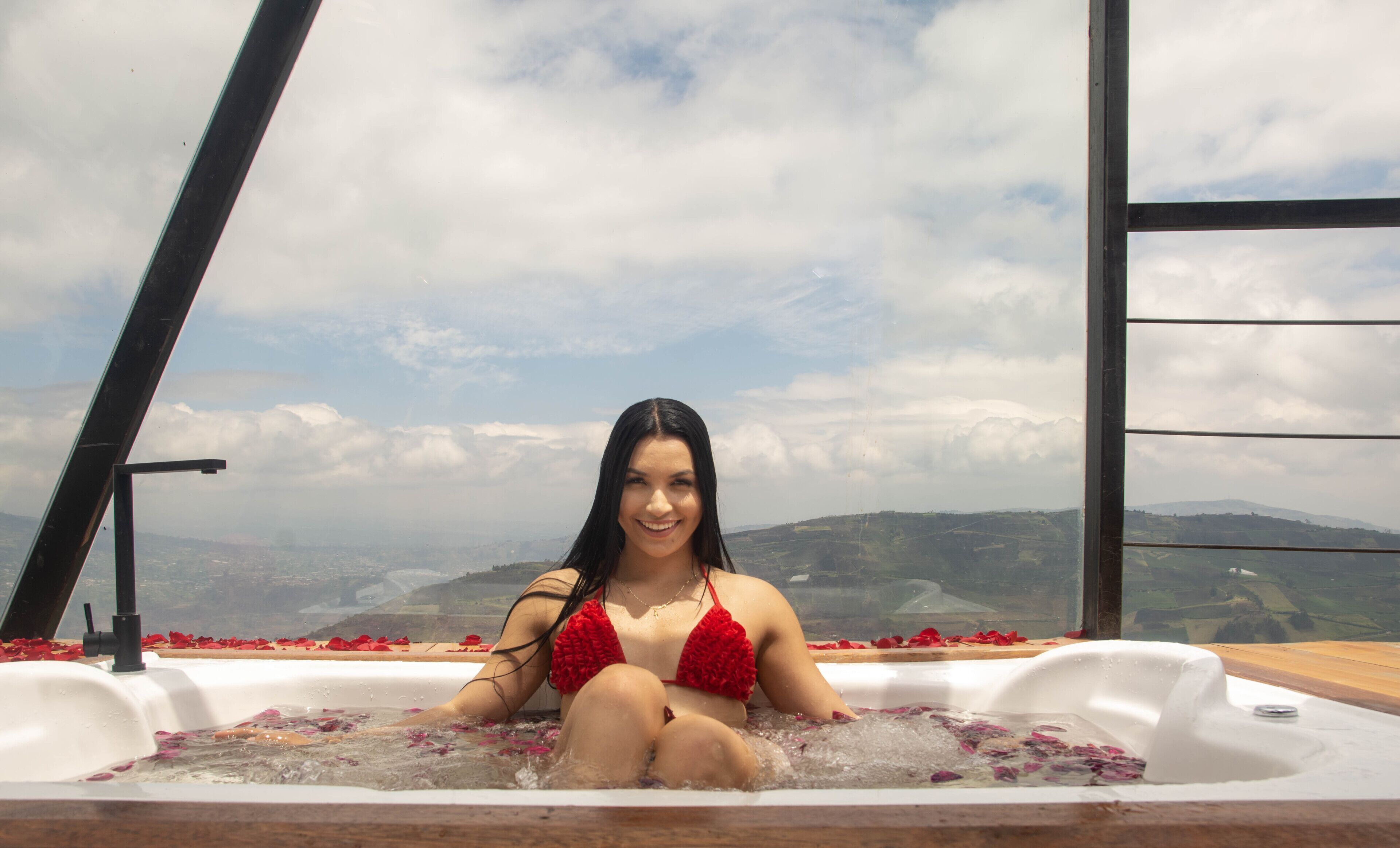 Baignoire à remous extérieure