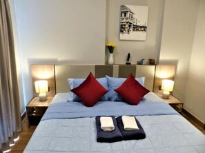 1 dormitorio, wifi gratis, ropa de cama y accesible en silla de ruedas