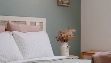 2 bedrooms, iron/ironing board, travel crib, WiFi