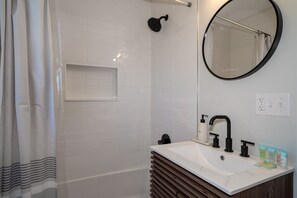 Hair dryer, towels