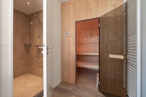 Shower, hair dryer