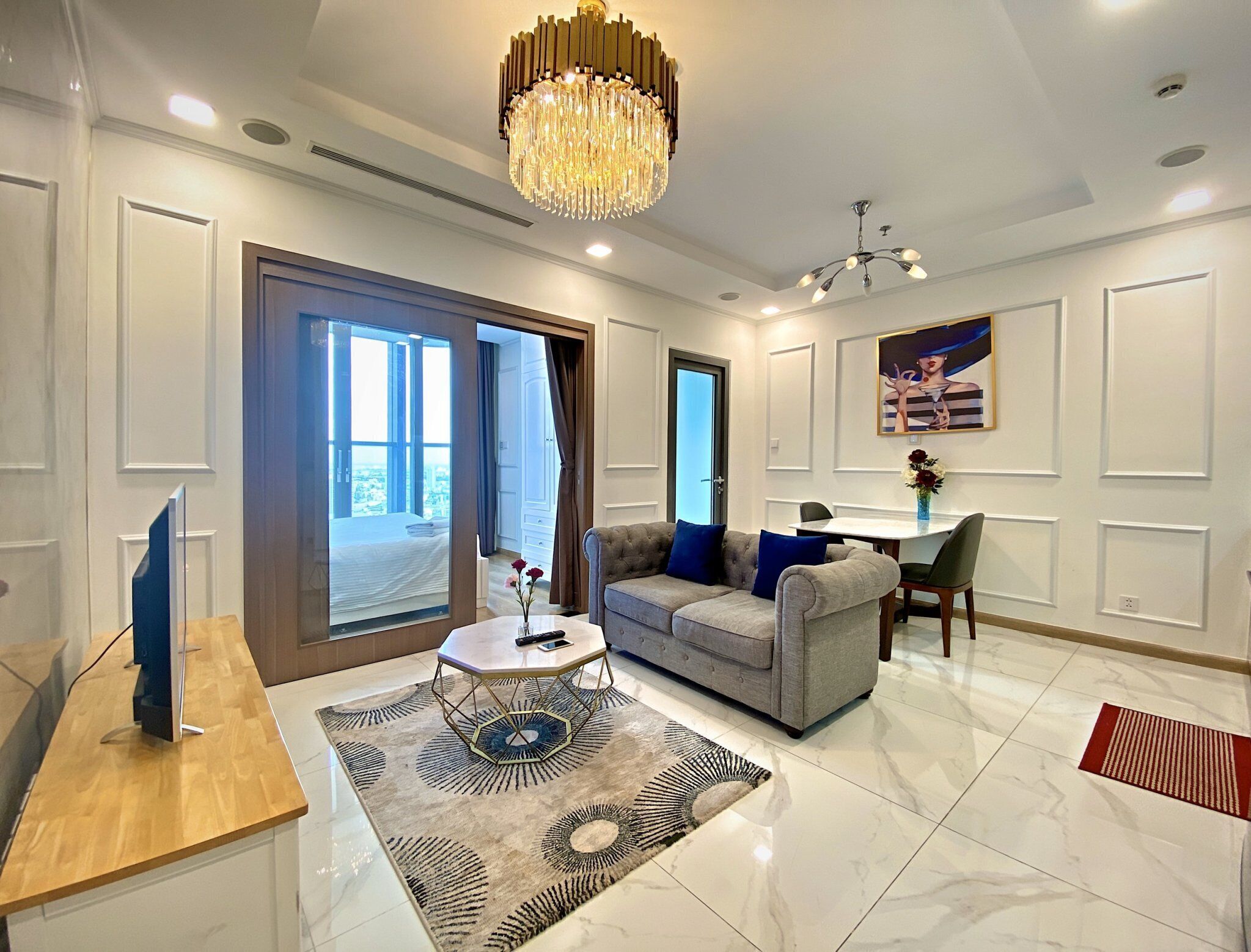 Apartment, 1 Bedroom | Living area