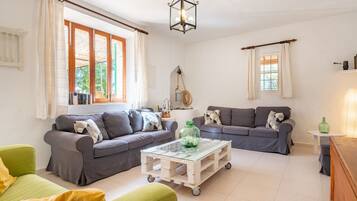 TV, fireplace, table tennis