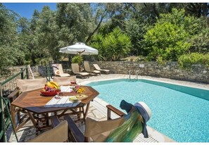 Pool - Villa "Dendro" with Private Pool & Wi-Fi (Paxoi)
