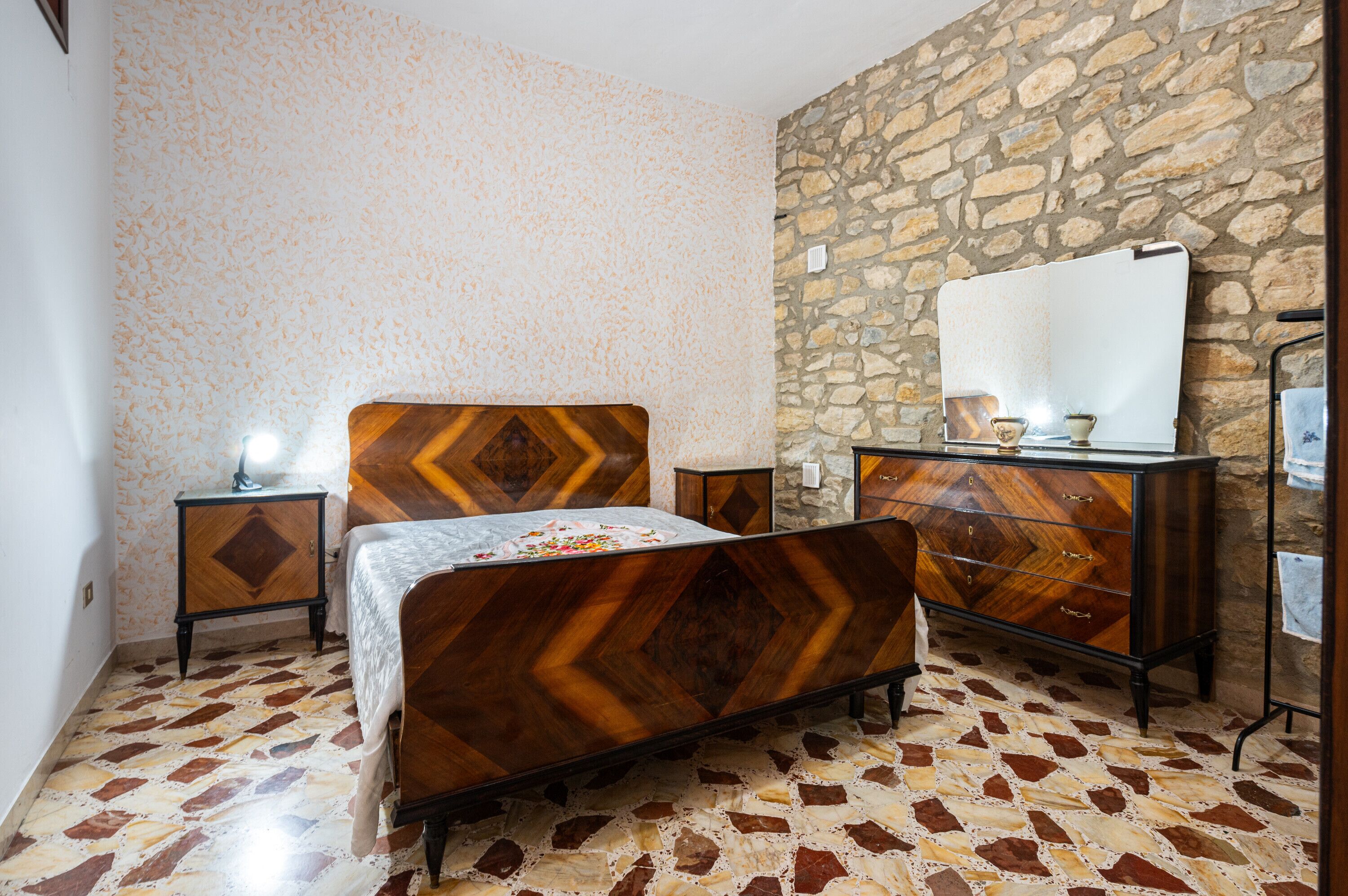 1 bedroom, iron/ironing board, bed sheets